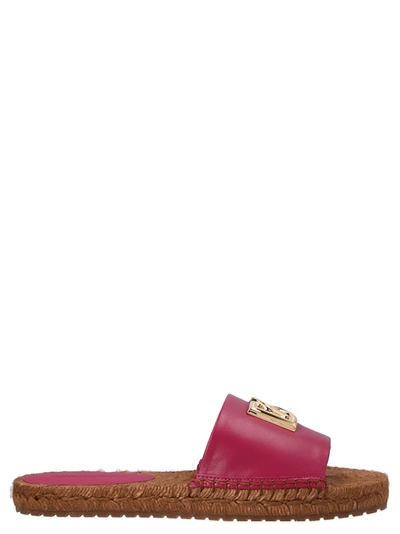Dolce & Gabbana Espadrilles Sandals In Rosa