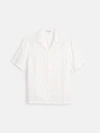 Alex Mill Camp Shirt In Linen In White