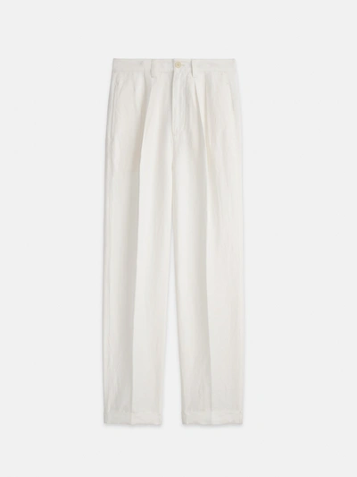 Alex Mill Double Pleat Pant In Twill In Ecru