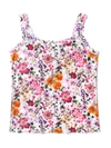Hanky Panky Plus Size Printed Signature Lace Cami Pressed Bouquet In Multicolor