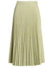 PROENZA SCHOULER WHITE LABEL PROENZA SCHOULER WHITE LABEL PLEATED LEATHER FABRIC SKIRT