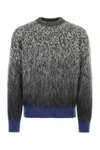 Off-white Arrows-print Degradé-effect Jumper In Anthracite