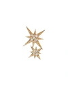 SYDNEY EVAN Double Starburst Diamond Stud Single Earring,S32701Y