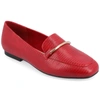 Journee Collection Tru Comfort Foam Wrenn Flat In Red