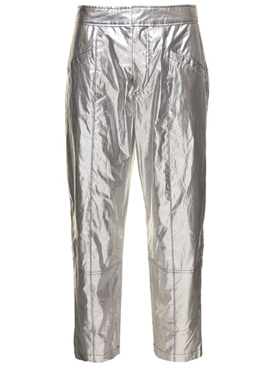 Isabel Marant Aude Pants In Silver
