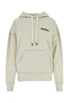 Isabel Marant Scott Logo-embroidered Hoodie In Ecru