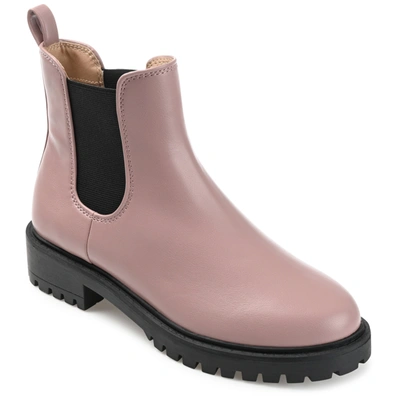 Journee Collection Collection Women's Tru Comfort Foam Wide Width Kenova Bootie In Pink