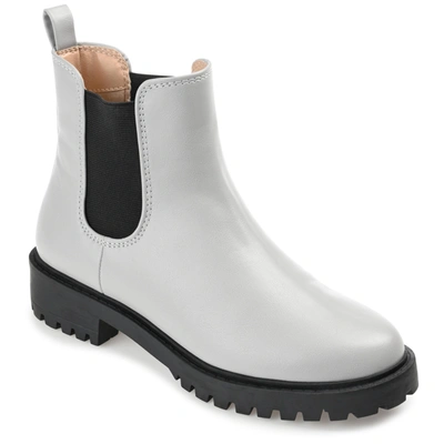 Journee Collection Collection Women's Tru Comfort Foam Wide Width Kenova Bootie In Grey