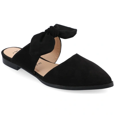 Journee Collection Collection Women's Telulah Narrow Width Mules In Black