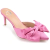 Journee Collection Tiarra Bow Mule In Pink