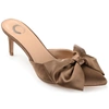 Journee Collection Collection Women's Tiarra Wide Width Pump In Brown