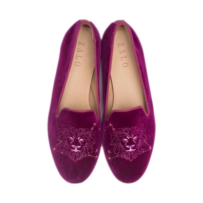 House Of Zalo Leo Slipper In Bougainvillea In Multi