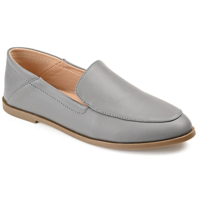 Journee Collection Corinne Tru Comfort Foam Flat In Grey