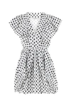 Philosophy Di Lorenzo Serafini Printed Baloon Dress With Ruffles In Multicolor