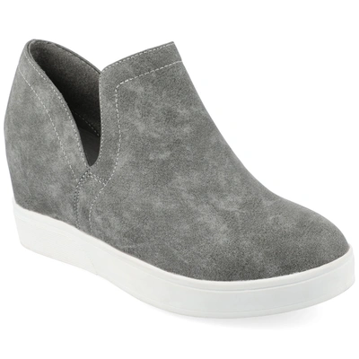 JOURNEE COLLECTION COLLECTION WOMEN'S CARDI WIDE WIDTH SNEAKER WEDGE