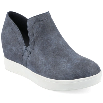 JOURNEE COLLECTION COLLECTION WOMEN'S CARDI WIDE WIDTH SNEAKER WEDGE