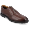 Thomas & Vine Men's Hughes Wide Width Wingtip Oxford Shoes In Brown
