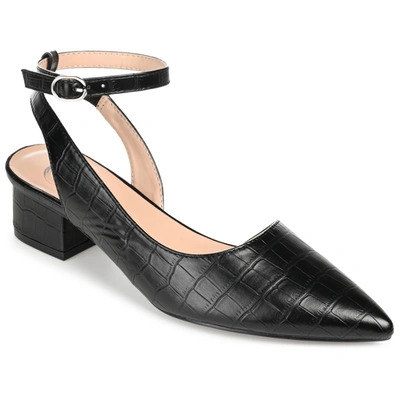 Journee Collection Women's Keefa Wide Width Pump In Black