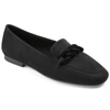 Journee Collection Collection Women's Tru Comfort Foam Wide Width Cordell Flat In Black