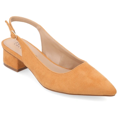 Journee Collection Collection Women's Sylvia Wide Width Pumps In Brown