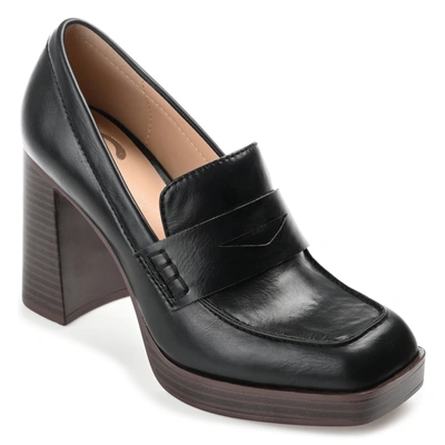 Journee Collection Collection Women's Ezzey Wide Width Pump In Black