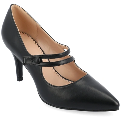 Journee Collection Collection Women's Sidney Narrow Width Pump In Black