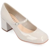 Journee Collection Women's Tru Comfort Foam Wide Width Okenna Pumps In Grey