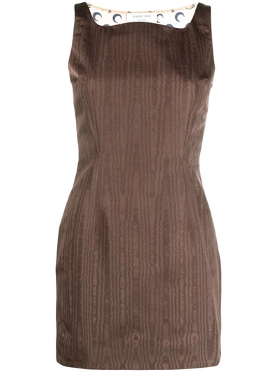 Marine Serre Dresses In Brown