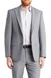 Calvin Klein Slim Fit Medium Grey Suit Suit Separates Jacket In Med Grey