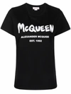 Alexander Mcqueen T-shirts In Black/white
