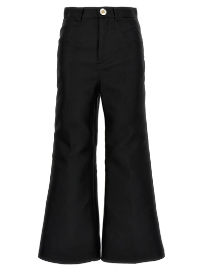 GIAMBATTISTA VALLI GIAMBATTISTA VALLI CROPPED SILK BLEND PANTS