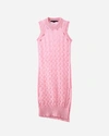 Andersson Bell Meadow Mohair Slit Top In Pink