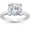 Pompeii3 2 Ct Lab Created Certified Diamond Gabriella Engagement Ring 14k White Gold In Multi