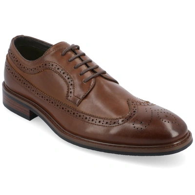 Vance Co. Gordy Wingtip Dress Shoe In Brown