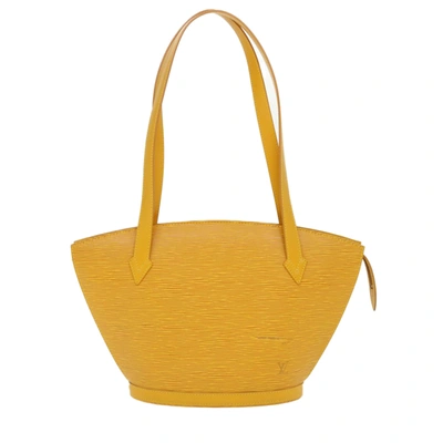 Pre-owned Louis Vuitton Saint Jacques Leather Handbag () In Yellow