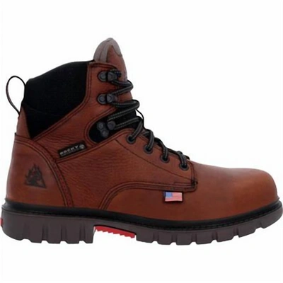 Rocky Men's Worksmart 8" Waterproof Composite Toe Work Boot - Medium Width In Brown