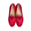HOUSE OF ZALO SCORPIO SLIPPER IN CHERRY