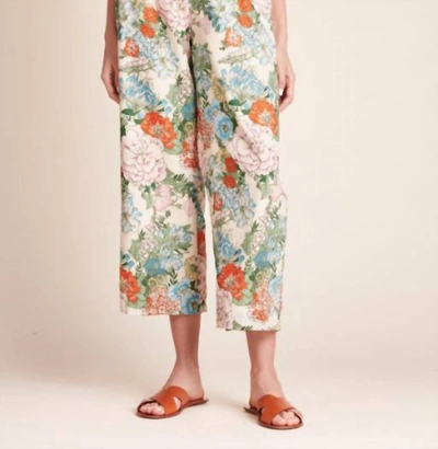 Trovata Willa Pant In Vintage Courtyard In Multi