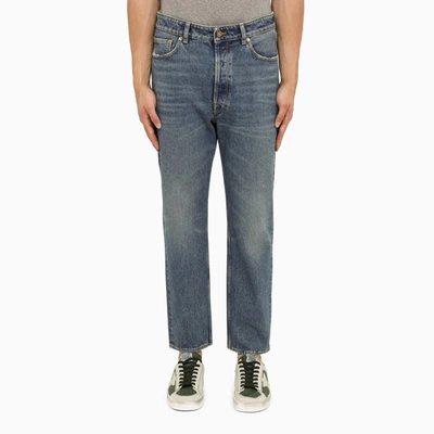 Golden Goose Deluxe Brand Slim Cropped Jeans In Blue