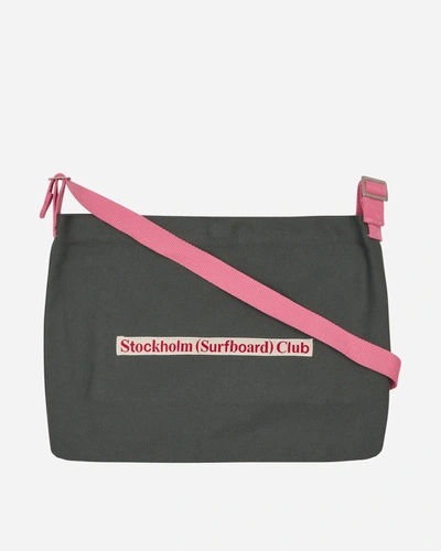 Stockholm Surfboard Club Flat Cross Body Bag In Green