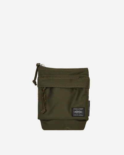 Comme Des Garçons Homme Deux Logo-patch Messenger Bag In Green