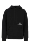 Oamc Black Cotton Oversize Sweatshirt In Black