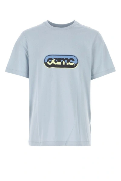 Oamc Man Light-blue Cotton Oversize T-shirt