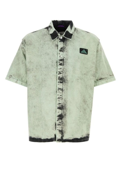 OAMC OAMC MEN TIE-DYE DENIM OVERSIZE SHIRT