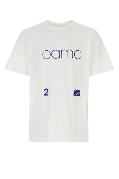Oamc Man White Cotton Oversize T-shirt