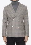 Tonello Beige Wool Jacket In Gray