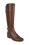 Naturalizer Sahara Riding Boot In Dark Brown Wc