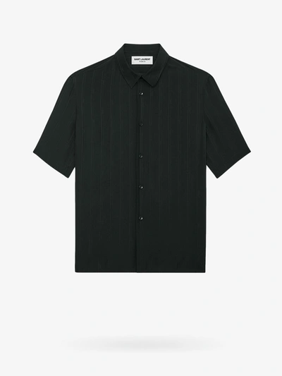 Saint Laurent Shirt In Black