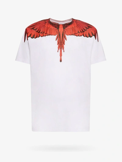 Marcelo Burlon County Of Milan Icon Wings Tee In White,red
