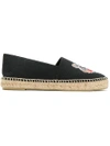 KENZO KENZO TIGER ESPADRILLES - BLACK,F762ES180F5012152804